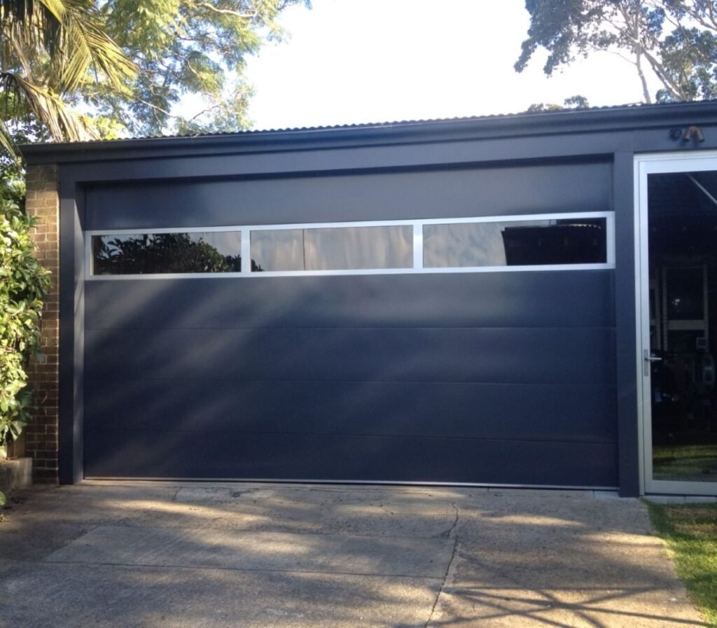 acrylic garage doors Australia modern transparent design