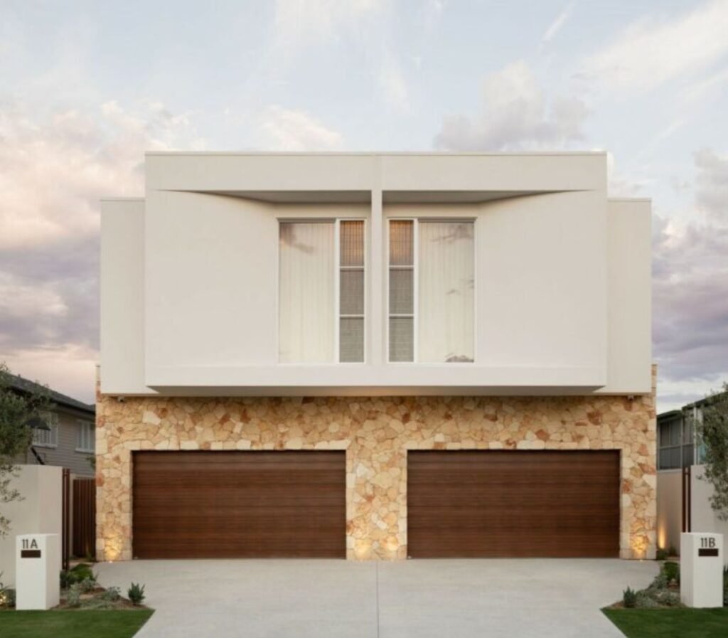 western red cedar garage doors Australia natural timber design