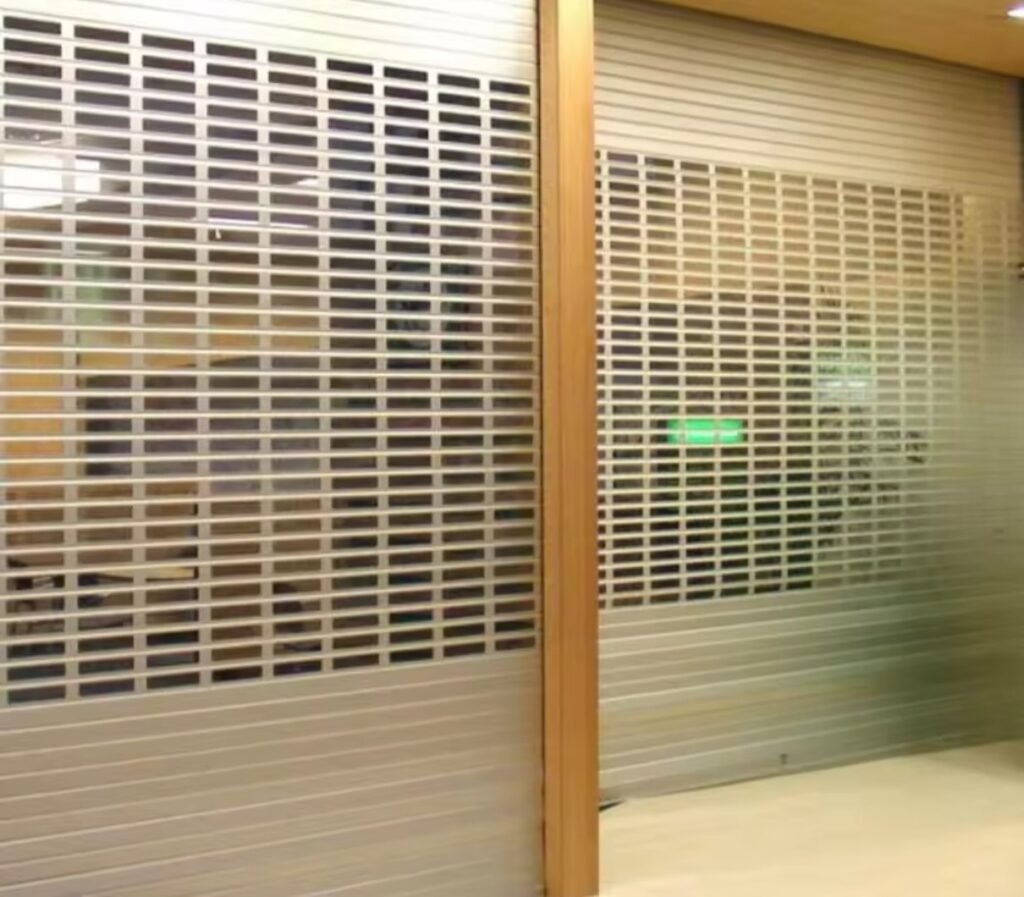 aluminium roller grilles Australia shopfront