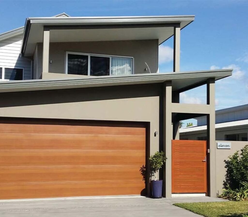 decowood garage doors Australia timber look design