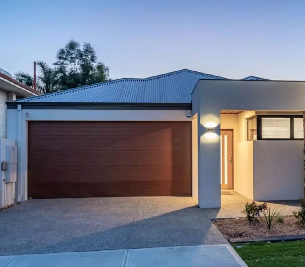 timber look garage doors Australia installation